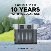 ECOFLOW DELTA 2 Portable Power Station - 950Wh, Fast Charging for Home Backup, Camping & RVs