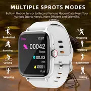 1.83" Full Touch Screen ALIEN Smartwatch - Multi-Sport Modes & Fitness Tracker with Call/Text Alerts