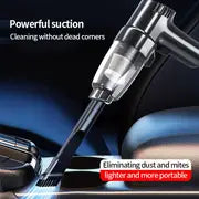 Portable Car Vacuum Cleaner - Super Strong High-Power Suction for Quick Cleanup