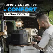 ECOFLOW DELTA 2 Portable Power Station - 950Wh, Fast Charging for Home Backup, Camping & RVs