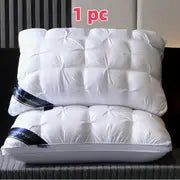 1pc High Pillow - 18.9x29.13inch Neck Support Pillow for Deep Sleep, Non-Collapsing Design