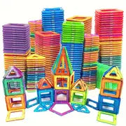 Big Size Magnetic Building Blocks - STEM Toys Construction Set for Creative Learning & Fun!