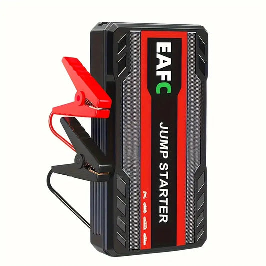 Portable Car Jump Starter & Power Bank - 12V Emergency Booster with LED Light