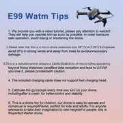 E99 Dual HD Camera Drone - Auto-Return, WiFi, 3 Batteries - Perfect for Beginners & Outdoor Adventure!