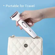 4 In 1 Women's Electric Hair Remover Set - USB Rechargeable, Gentle & Portable for Face, Bikini, Eyebrows, & More | Perfect Gift for Mother's Day!